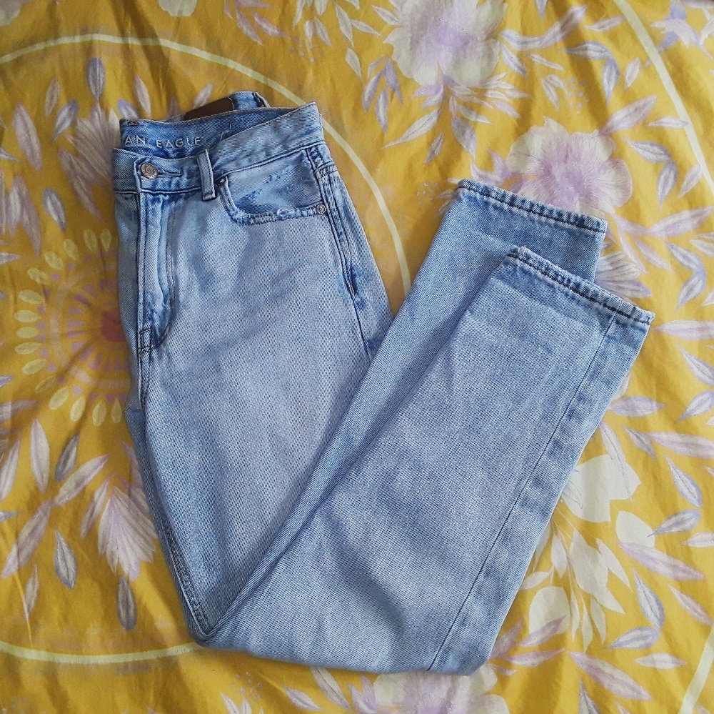 American Eagle denim mom jeans